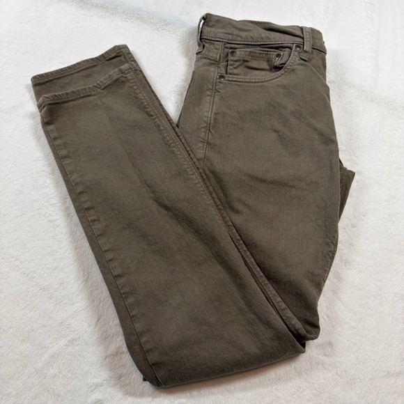 J.Crew 484 Slim Fit Pants Mens 28x32 Brown Excellent Stretch Chinos - Picture 2 of 11
